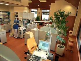 診療室内の風景